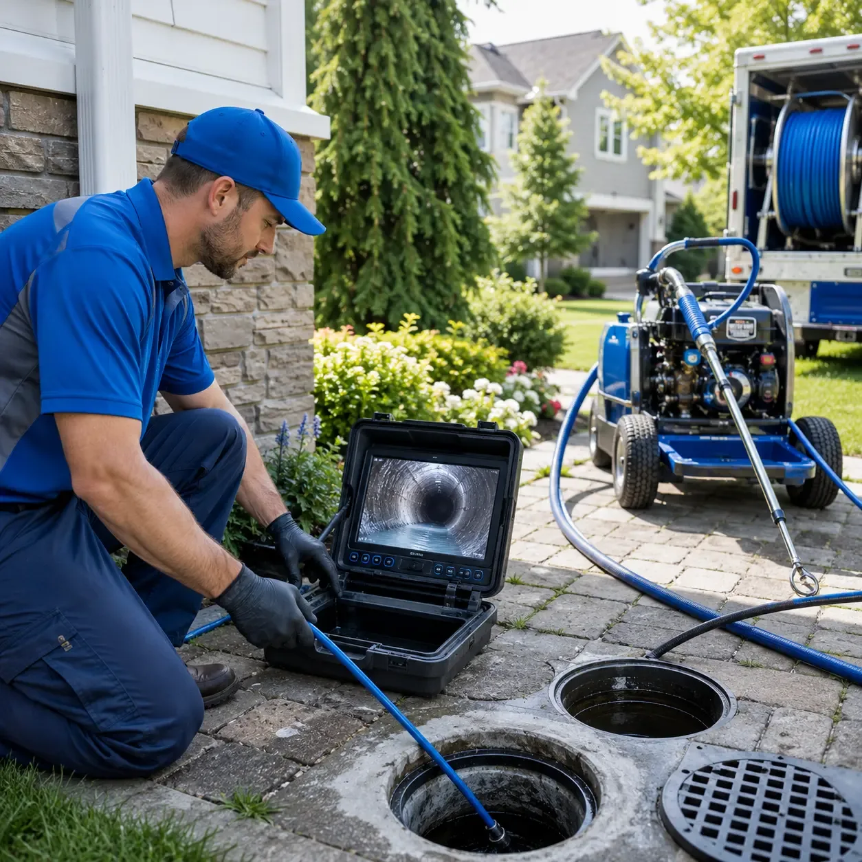 Outdoor drain cleaning professionals serving Factoryville, PA