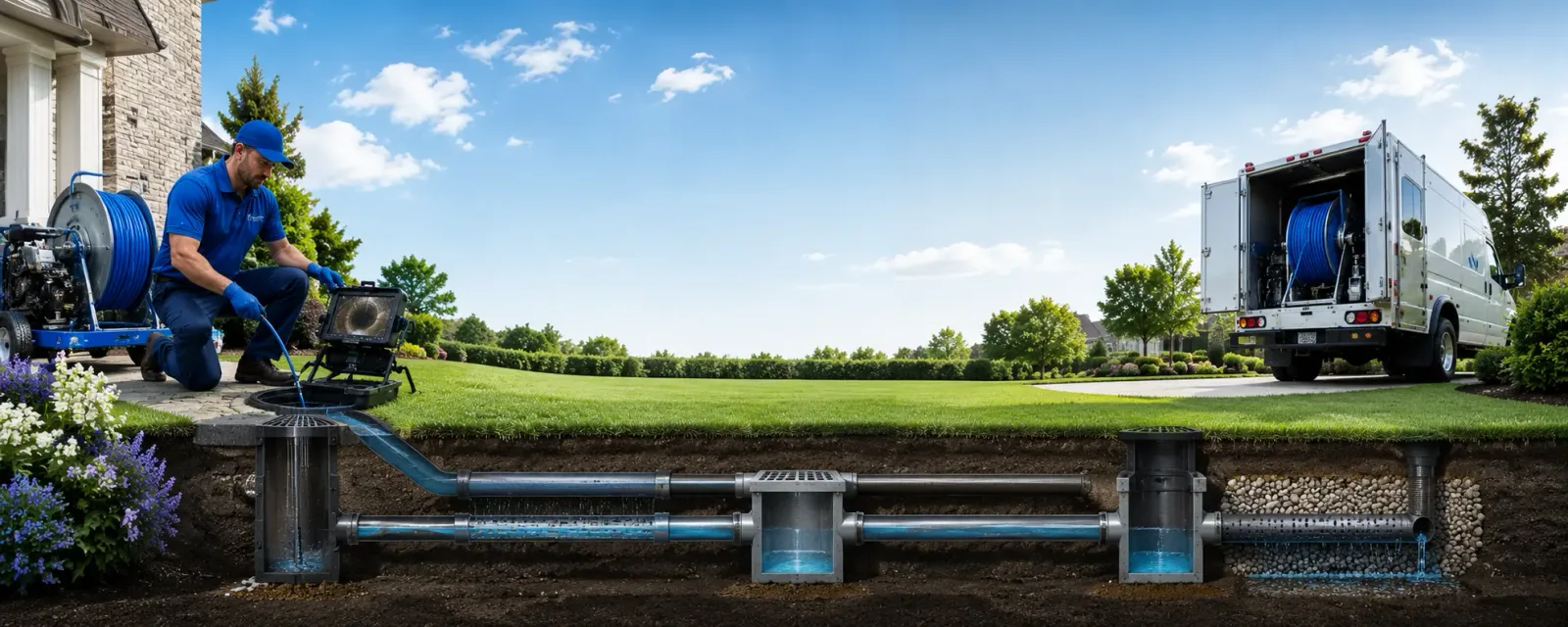 Outdoor drain cleaning information for Factoryville, PA
